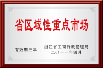 省區(qū)域性重點(diǎn)市場(chǎng)